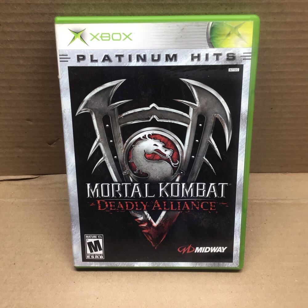 Mortal Kombat Deadly Alliance Microsoft Xbox 2003 Platinum Hits CIB with Manual